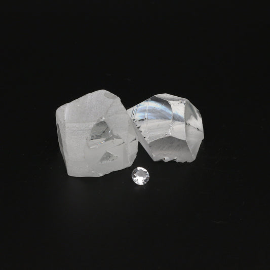 UV Reactive Nanosital #E-272 Lab Created Faceting Rough for Gem Cutting - Various Sizes : #BEGIN