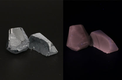 UV Reactive Nanosital #E-441 Lab Created Faceting Rough for Gem Cutting - Various Sizes : #BEGIN