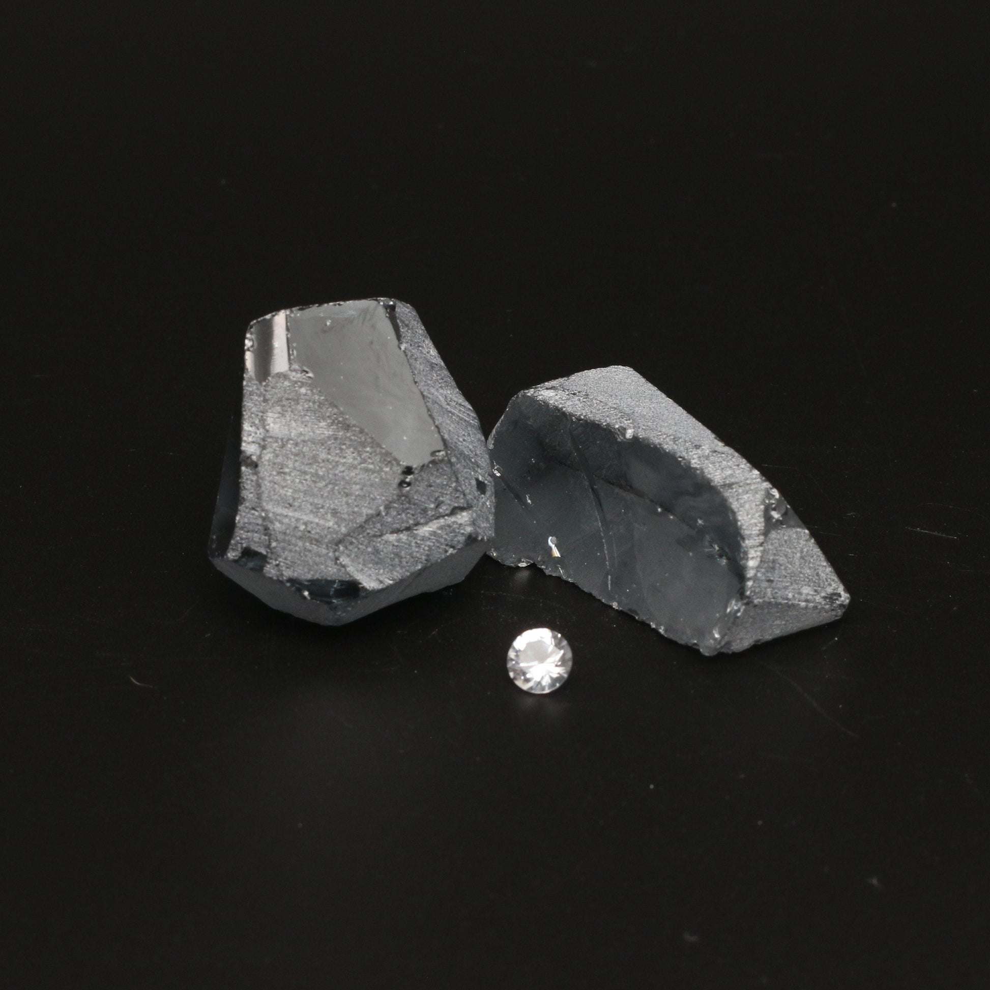 UV Reactive Nanosital #E-441 Lab Created Faceting Rough for Gem Cutting - Various Sizes : #BEGIN