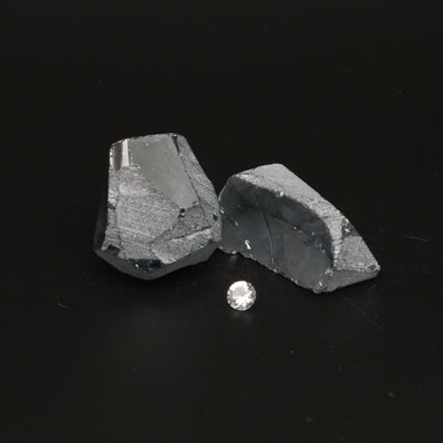 UV Reactive Nanosital #E-441 Lab Created Faceting Rough for Gem Cutting - Various Sizes : #BEGIN