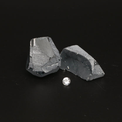 UV Reactive Nanosital #E-441 Lab Created Faceting Rough for Gem Cutting - Various Sizes : #BEGIN