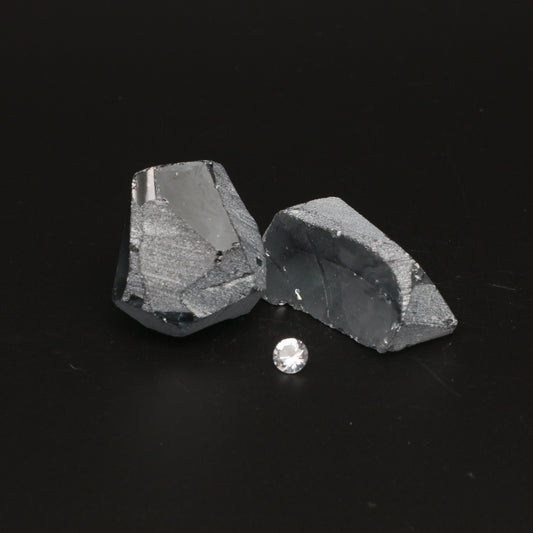 UV Reactive Nanosital #E-441 Lab Created Faceting Rough for Gem Cutting - Various Sizes : #BEGIN