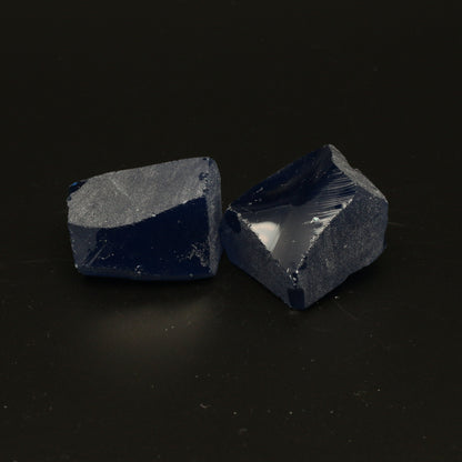 UV Reactive Nanosital #E-459 Lab Created Faceting Rough for Gem Cutting - Various Sizes : #BEGIN