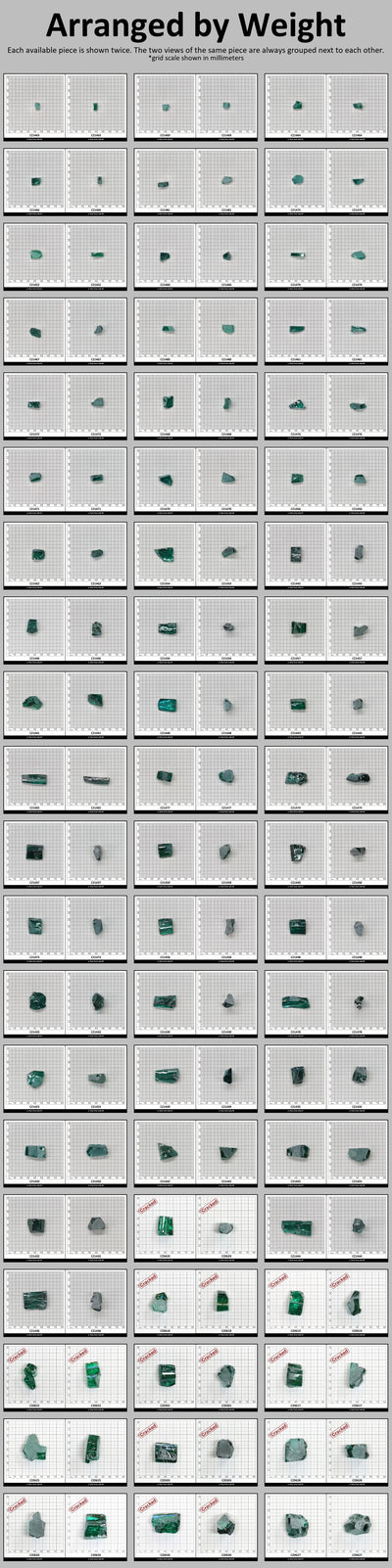 Emerald (Blueish) Cubic Zirconia Faceting Rough for Gem Cutting - Various Sizes #BEGIN