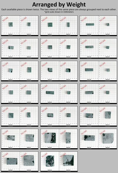 Nanosital Simulated Emerald (Included)  Lab Created Faceting Rough for Gem Cutting - #Z-22- Various Sizes #BEGIN