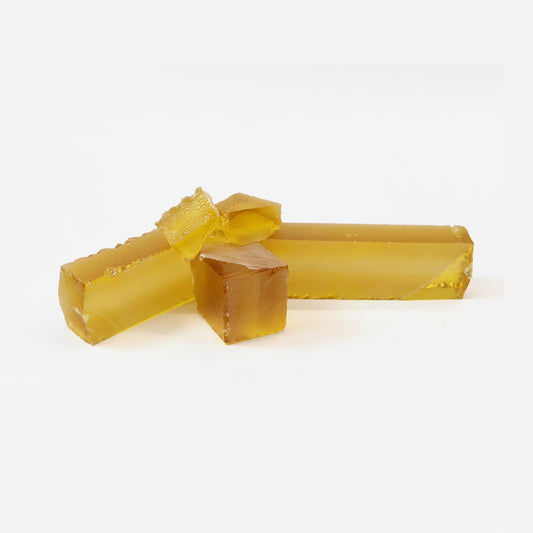 Extra Light Citrine Hydrothermal Synthetic Quartz - Lab Created Faceting Rough : #BEGIN