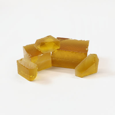Extra Light Citrine Hydrothermal Synthetic Quartz - Lab Created Faceting Rough : #BEGIN