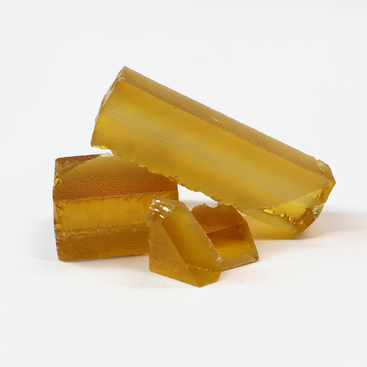 Extra Light Citrine Hydrothermal Synthetic Quartz - Lab Created Faceting Rough : #BEGIN