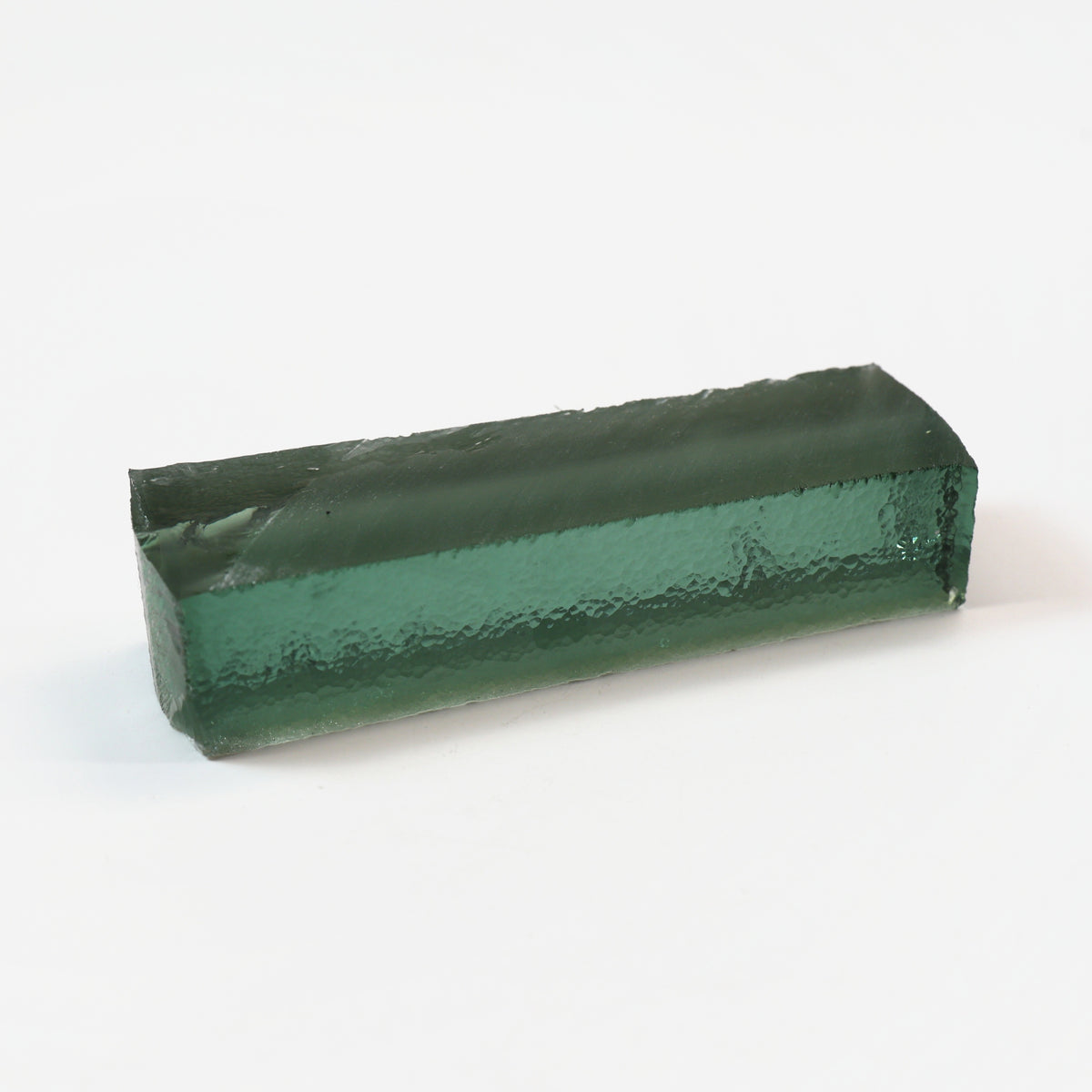 Extra Light Green Hydrothermal Synthetic Quartz - Lab Created Faceting Rough : #BEGIN