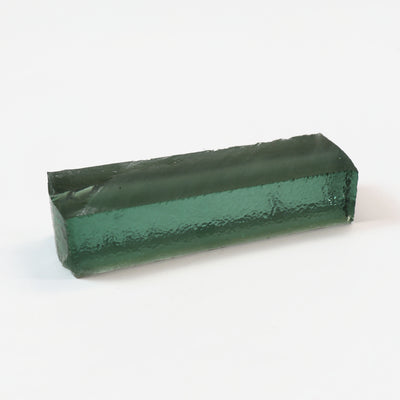 Extra Light Green Hydrothermal Synthetic Quartz - Lab Created Faceting Rough : #BEGIN