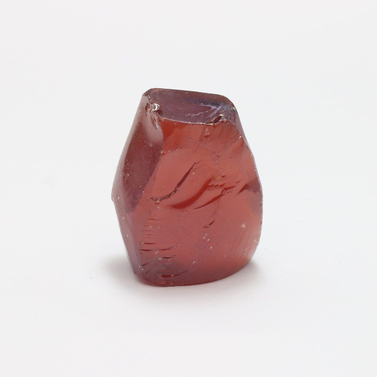 Nanosital Simulated Fire Opal Lab Created Faceting Rough for Gem Cutting - #007/1 - Various Sizes #BEGIN