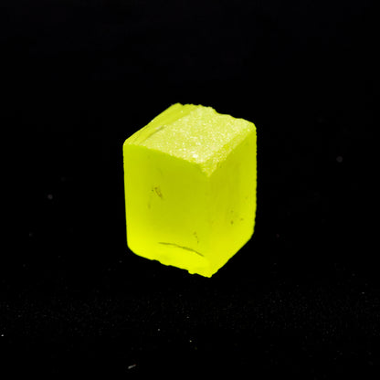 Day-Glow Yellow Gadolinium Aluminum Gallium Garnet (GAGG) Faceting Rough