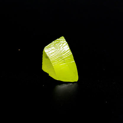 Day-Glow Yellow Gadolinium Aluminum Gallium Garnet (GAGG) Faceting Rough