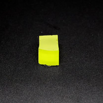 Day-Glow Yellow Gadolinium Aluminum Gallium Garnet (GAGG) Faceting Rough