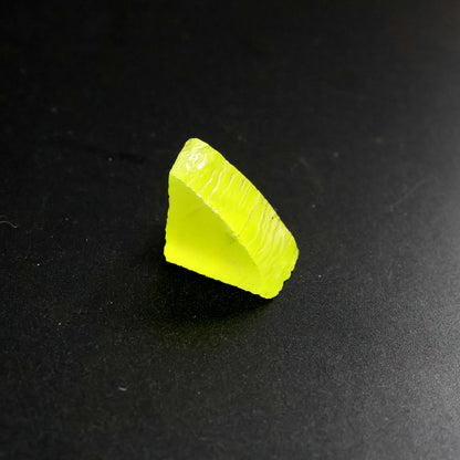 Day-Glow Yellow Gadolinium Aluminum Gallium Garnet (GAGG) Faceting Rough