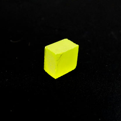 Day-Glow Yellow Gadolinium Aluminum Gallium Garnet (GAGG) Faceting Rough