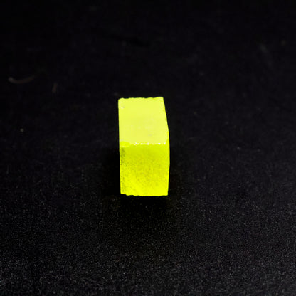 Day-Glow Yellow Gadolinium Aluminum Gallium Garnet (GAGG) Faceting Rough