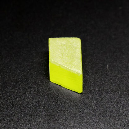 Day-Glow Yellow Gadolinium Aluminum Gallium Garnet (GAGG) Faceting Rough