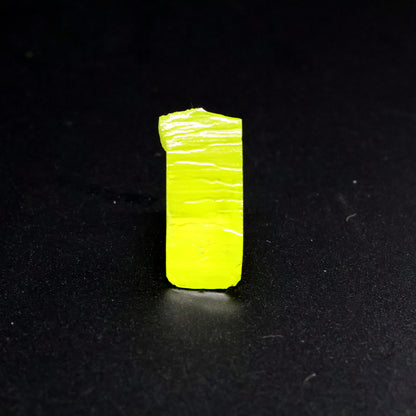 Day-Glow Yellow Gadolinium Aluminum Gallium Garnet (GAGG) Faceting Rough