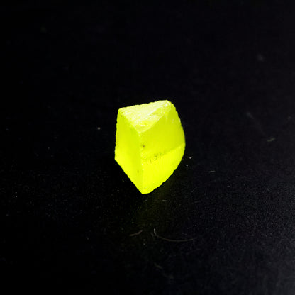 Day-Glow Yellow Gadolinium Aluminum Gallium Garnet (GAGG) Faceting Rough