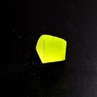 Day-Glow Yellow Gadolinium Aluminum Gallium Garnet (GAGG) Faceting Rough