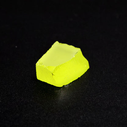 Day-Glow Yellow Gadolinium Aluminum Gallium Garnet (GAGG) Faceting Rough