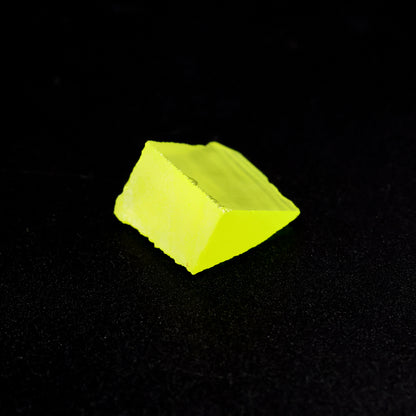 Day-Glow Yellow Gadolinium Aluminum Gallium Garnet (GAGG) Faceting Rough