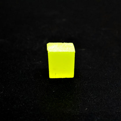 Day-Glow Yellow Gadolinium Aluminum Gallium Garnet (GAGG) Faceting Rough