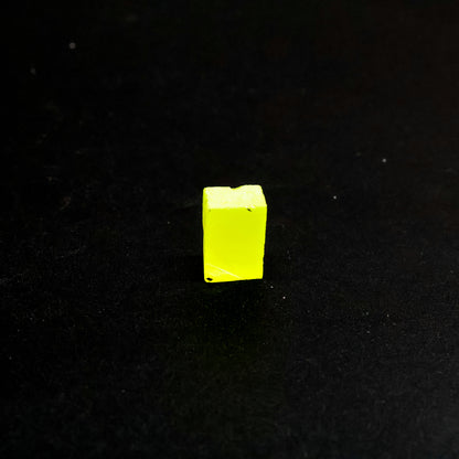 Day-Glow Yellow Gadolinium Aluminum Gallium Garnet (GAGG) Faceting Rough