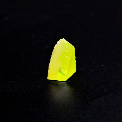 Day-Glow Yellow Gadolinium Aluminum Gallium Garnet (GAGG) Faceting Rough