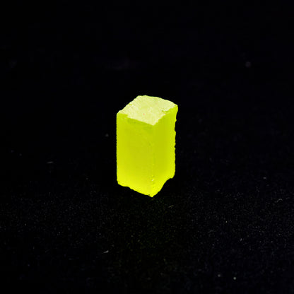 Day-Glow Yellow Gadolinium Aluminum Gallium Garnet (GAGG) Faceting Rough