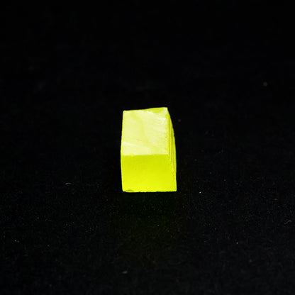 Day-Glow Yellow Gadolinium Aluminum Gallium Garnet (GAGG) Faceting Rough