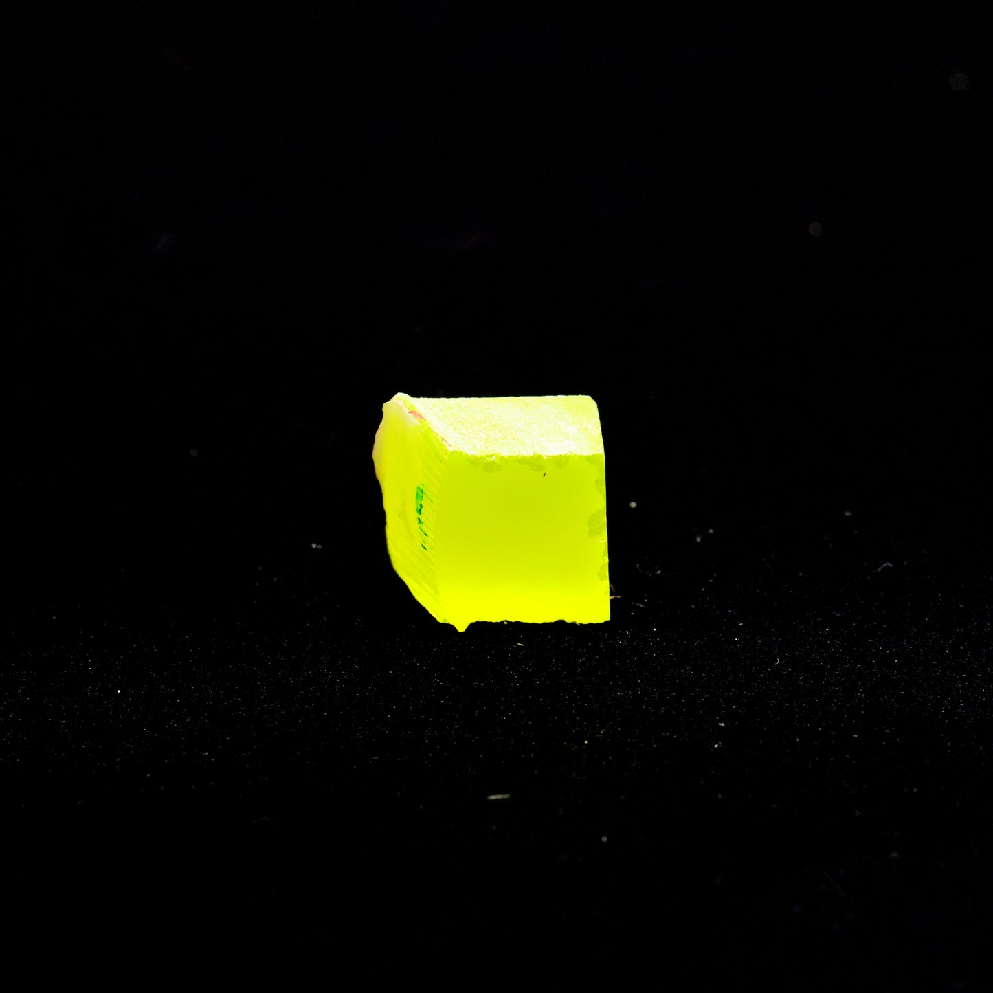 Day-Glow Yellow Gadolinium Aluminum Gallium Garnet (GAGG) Faceting Rough