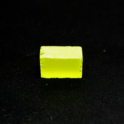 Day-Glow Yellow Gadolinium Aluminum Gallium Garnet (GAGG) Faceting Rough