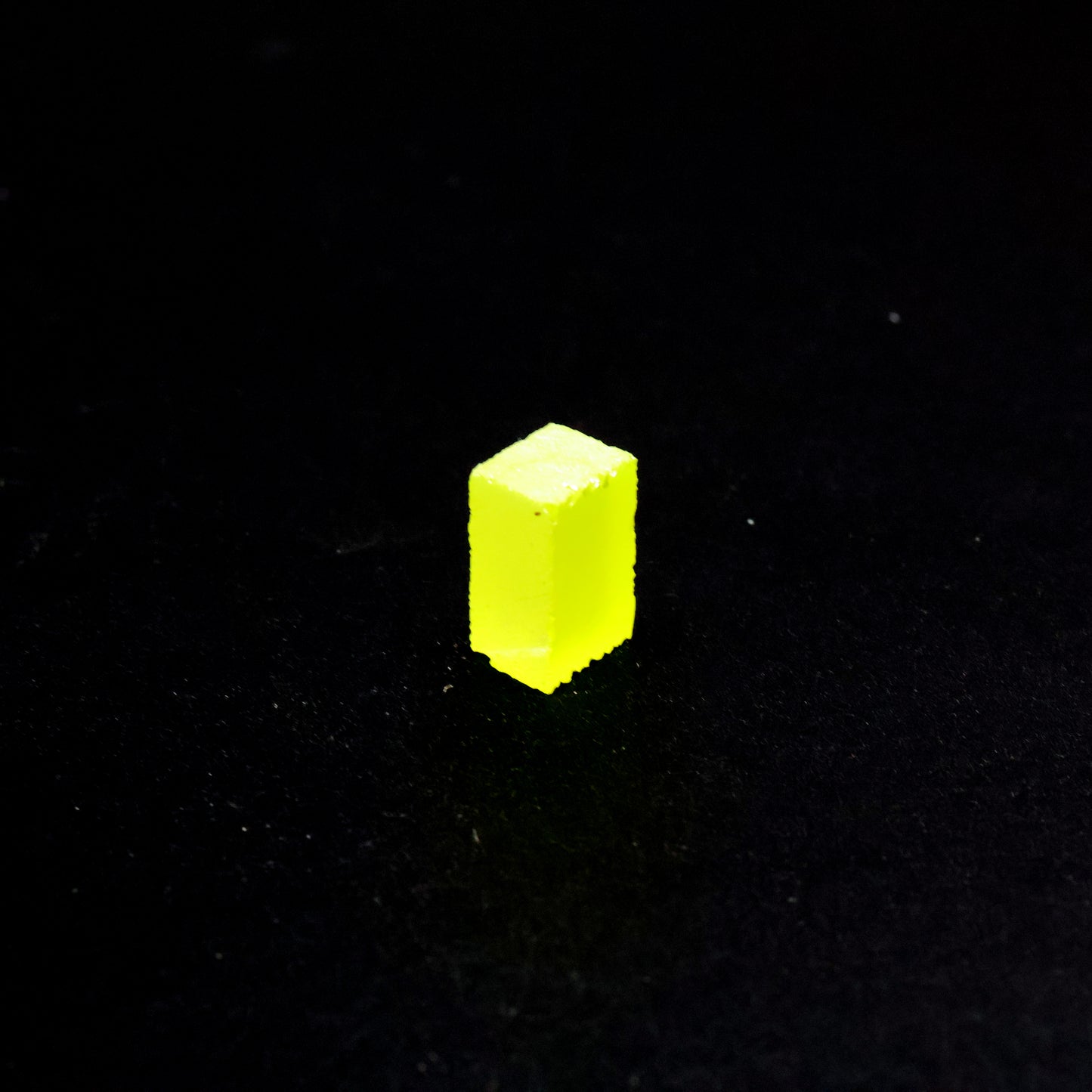 Day-Glow Yellow Gadolinium Aluminum Gallium Garnet (GAGG) Faceting Rough