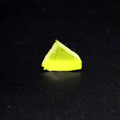 Day-Glow Yellow Gadolinium Aluminum Gallium Garnet (GAGG) Faceting Rough