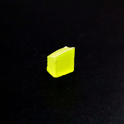 Day-Glow Yellow Gadolinium Aluminum Gallium Garnet (GAGG) Faceting Rough