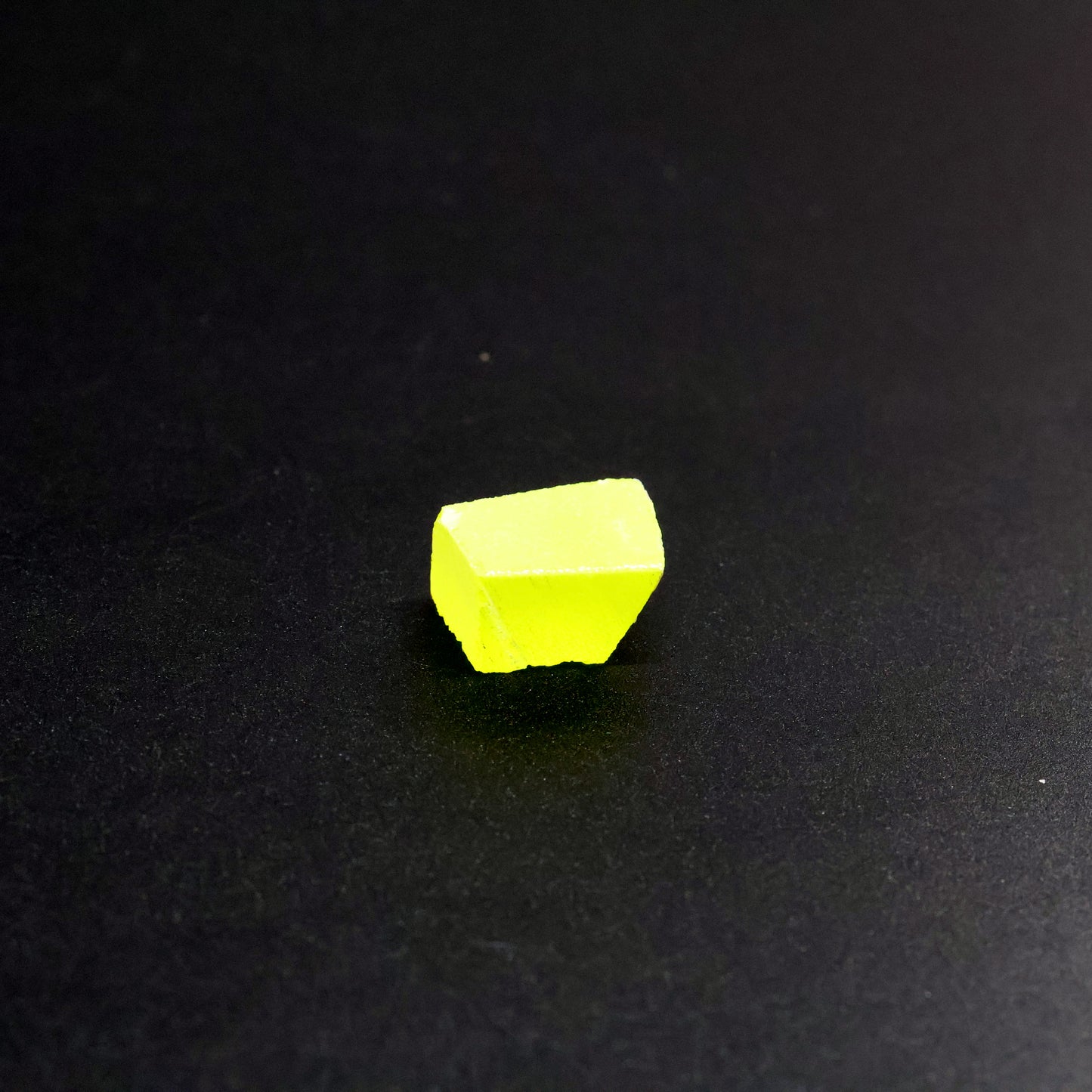 Day-Glow Yellow Gadolinium Aluminum Gallium Garnet (GAGG) Faceting Rough