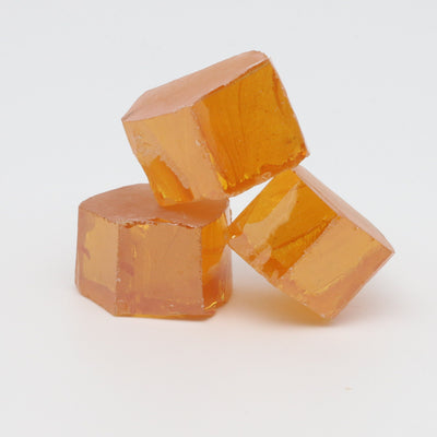Gold Cubic Zirconia Faceting Rough for Gem Cutting - Various Sizes #BEGIN