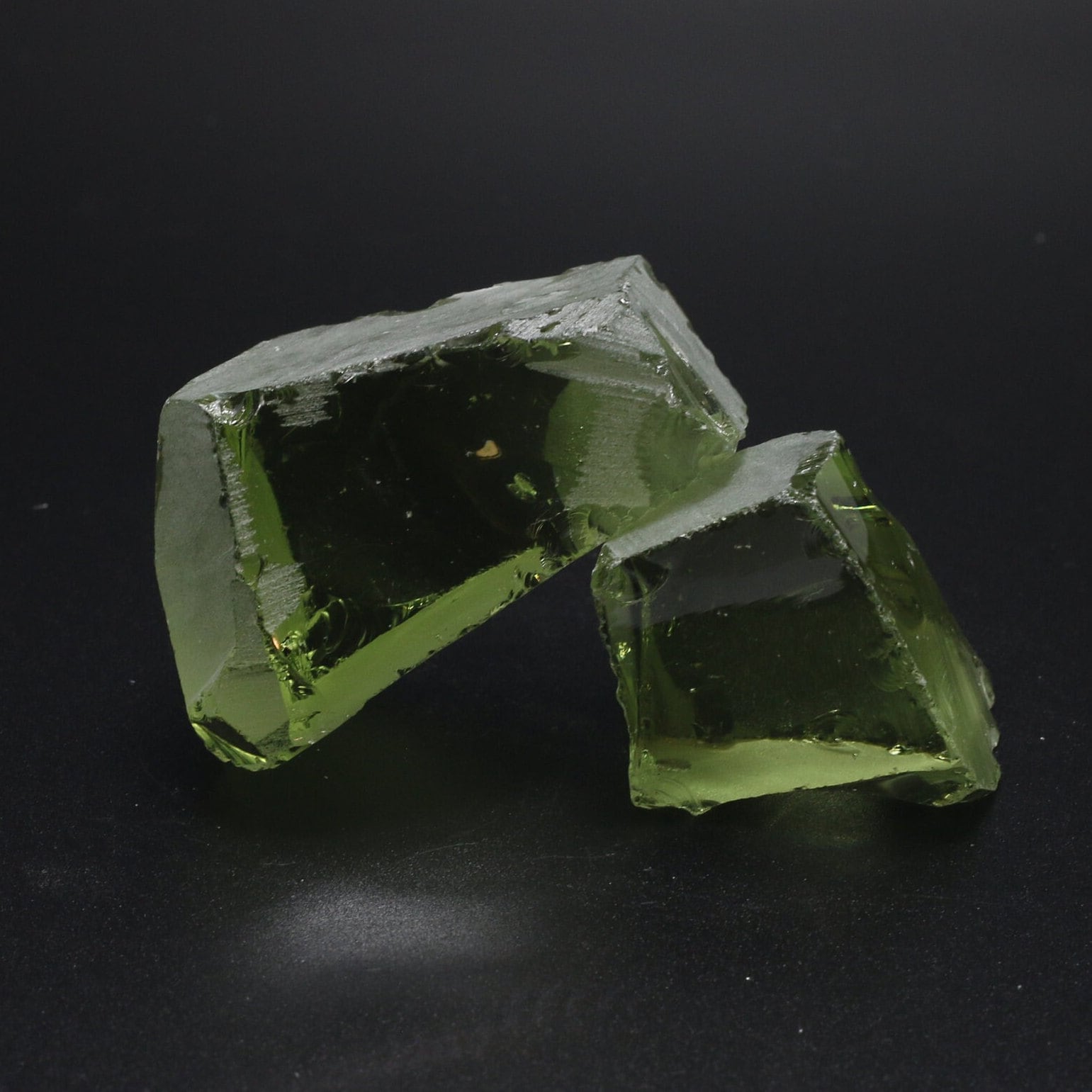 Nanosital Simulated Green Beryl Lab Created Faceting Rough for Gem Cutting - #18- Various Sizes #BEGIN