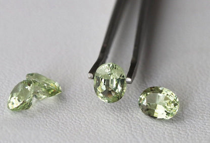 Nanosital Simulated Green Beryl Lab Created Faceting Rough for Gem Cutting - #18- Various Sizes #BEGIN