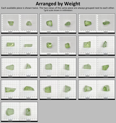 Nanosital Simulated Green Beryl Lab Created Faceting Rough for Gem Cutting - #18- Various Sizes : #BEGIN