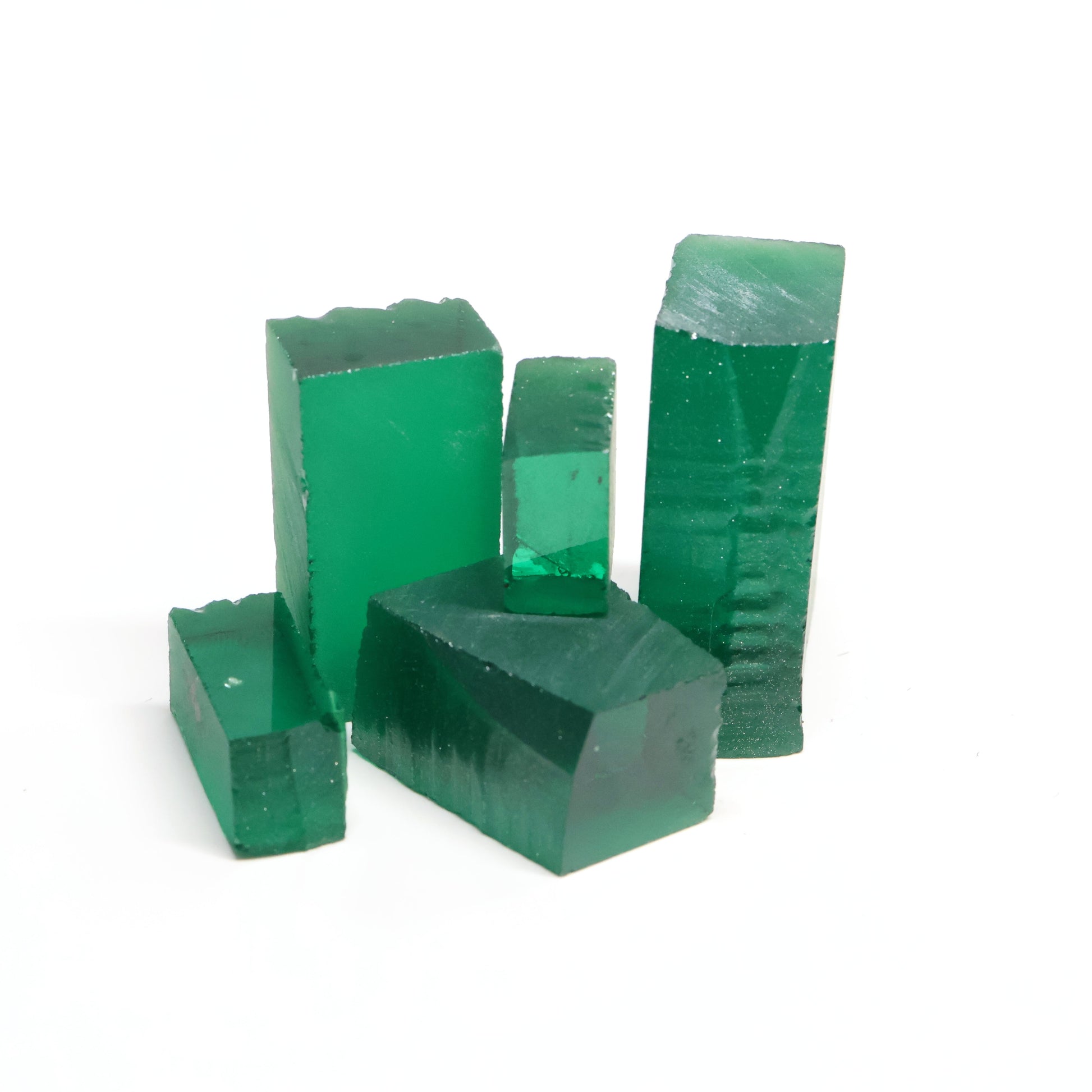 Green Garnet CTH:YAG Faceting Rough for Gem Cutting - Various Sizes #BEGIN