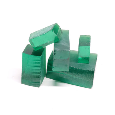 Green Garnet CTH:YAG Faceting Rough for Gem Cutting - Various Sizes #BEGIN