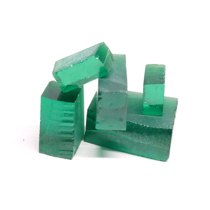 Green Garnet CTH:YAG Faceting Rough for Gem Cutting - Various Sizes #BEGIN