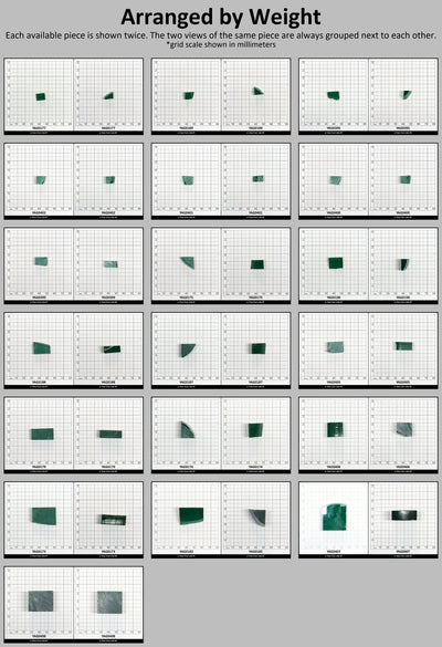Green Garnet CTH:YAG Faceting Rough for Gem Cutting - Various Sizes #BEGIN