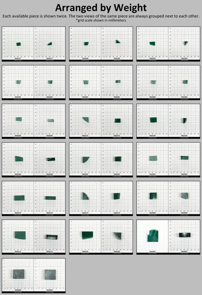 Green Garnet CTH:YAG Faceting Rough for Gem Cutting - Various Sizes #BEGIN