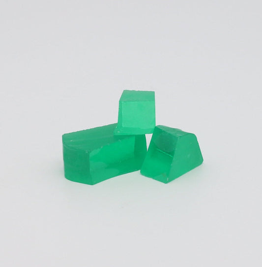 Green (Tsavorite) Garnet V:YAG Faceting Rough for Gem Cutting - Various Sizes #BEGIN