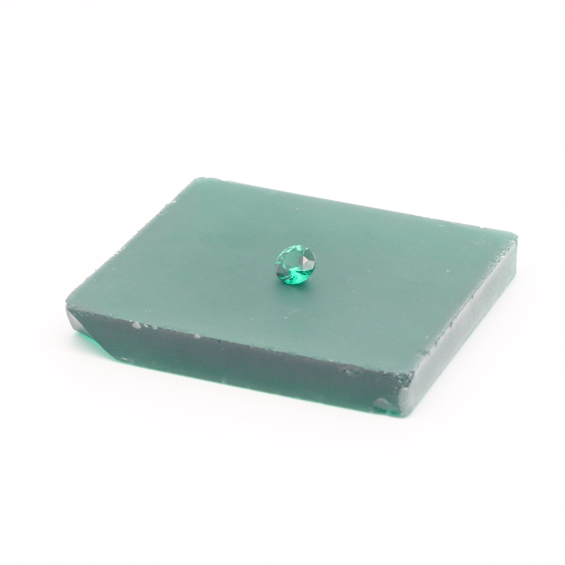 Light Green YAG Polycrystalline (Ceramic) Faceting Rough : #BEGIN