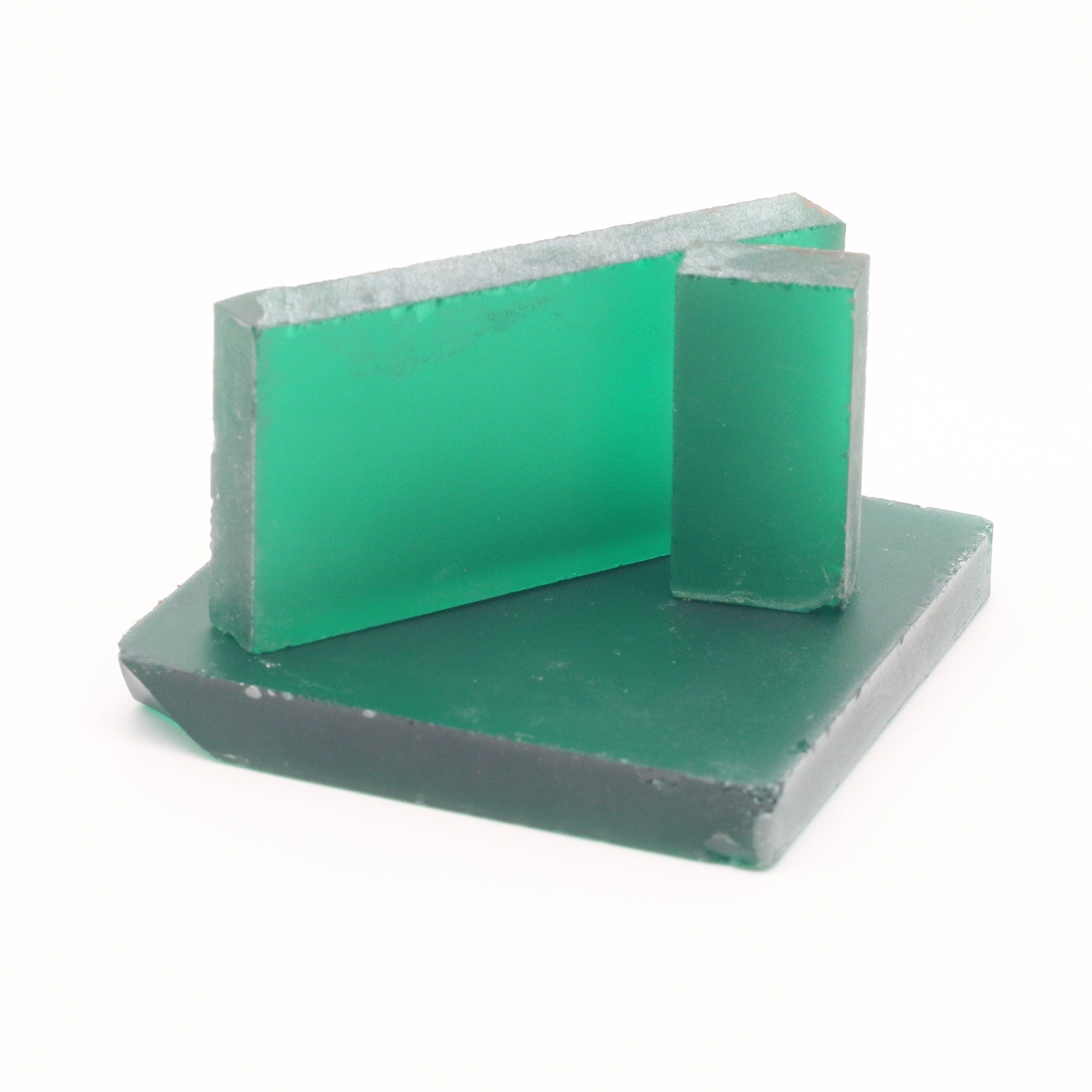Light Green YAG Polycrystalline (Ceramic) Faceting Rough : #BEGIN
